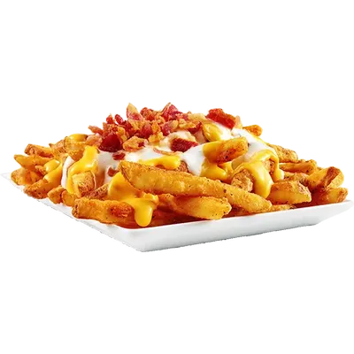 Patatas con cheddar y bacon